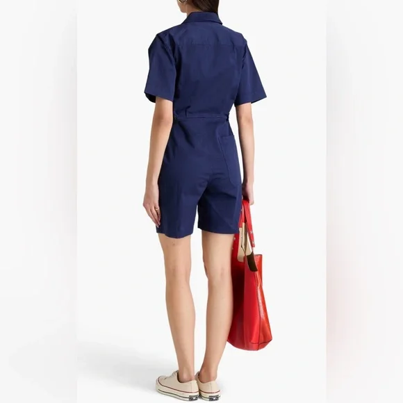 Alex mill cotton twill short standard jumpsuit - Picture 2 of 10